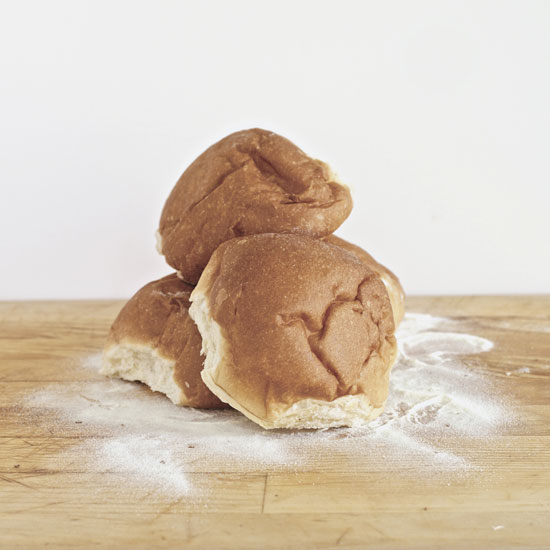 Potato burger buns are a bit more soft and doughy than tradition burger buns, thanks to potato flour.